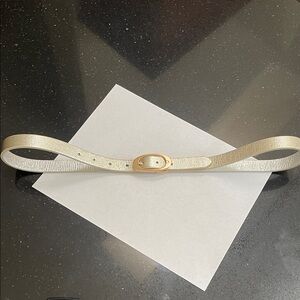 Stylish reversible  Belt with Gold Buckle Size Large.